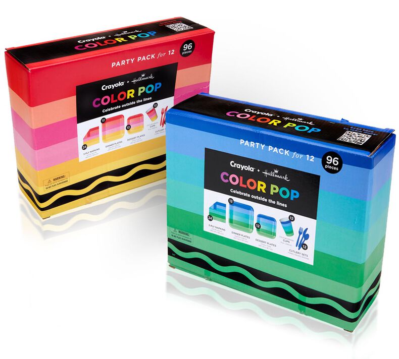 Color Pop Party Tableware Kit