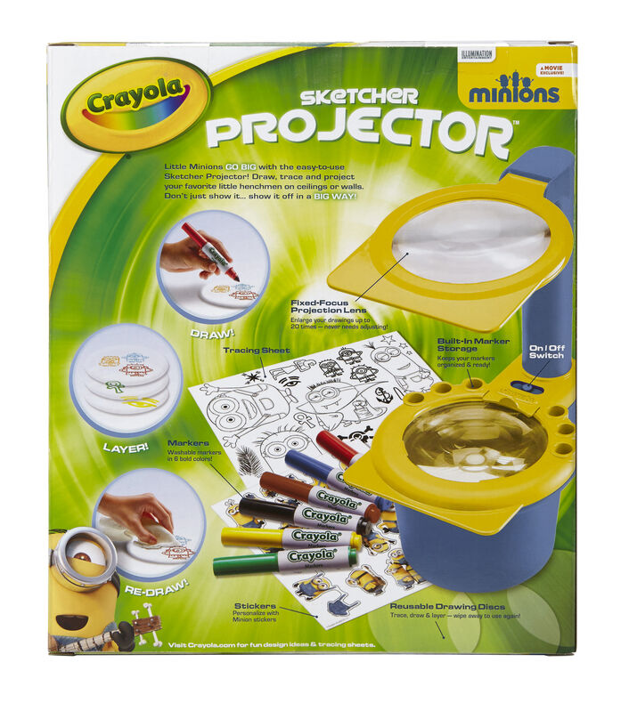 Download Sketcher Projector, Minions | Crayola