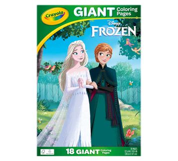 Frozen Giant Coloring Pages, 18 Count front view