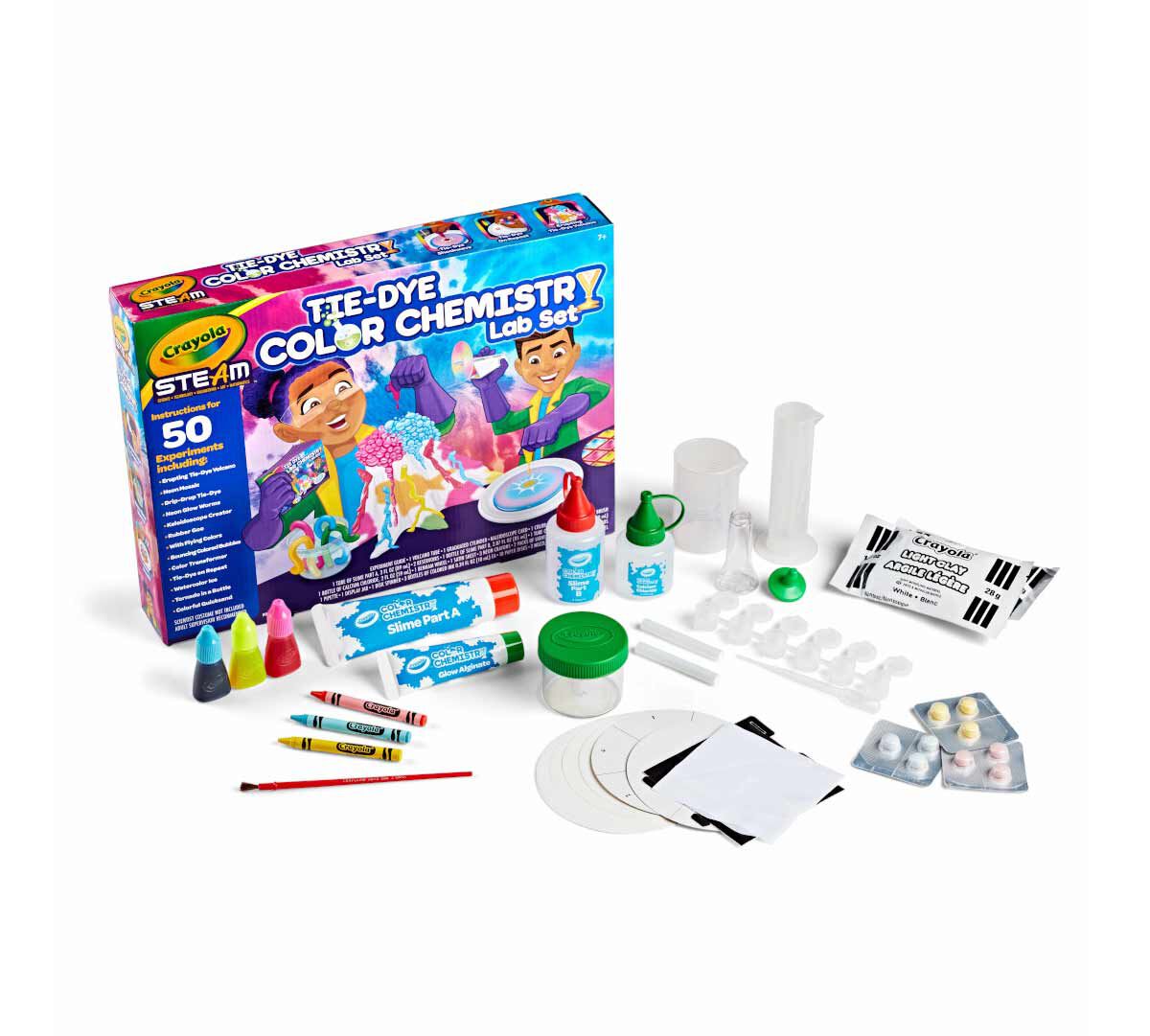 Crayola Tie Dye Color Chemistry Set for Kids | Crayola.com | Crayola