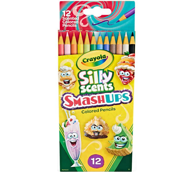 Silly Scents Smash Ups Colored Pencils, 12 Count