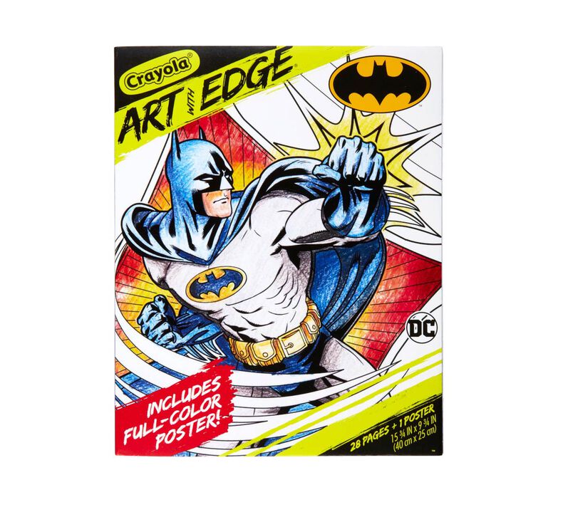 Batman Coloring & Activity Book! FREE 24pc Colorful Crayons