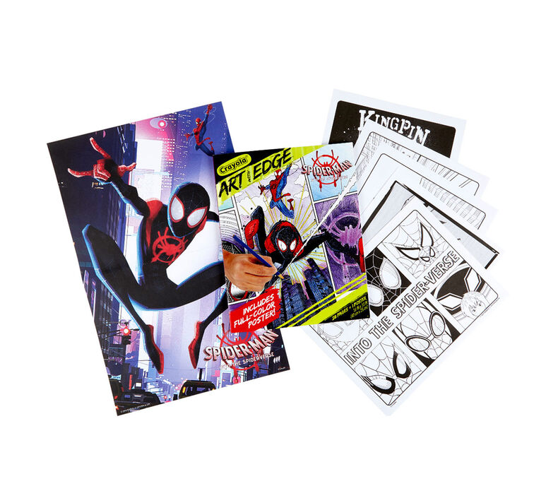 Art with Edge Spider-Verse Coloring Book