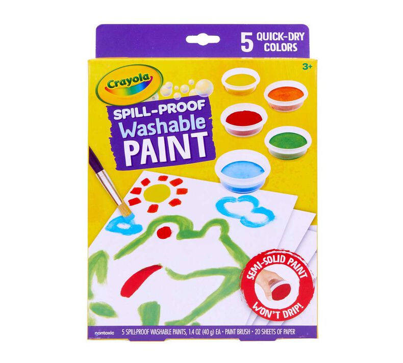 Spill Proof Washable Paint Set