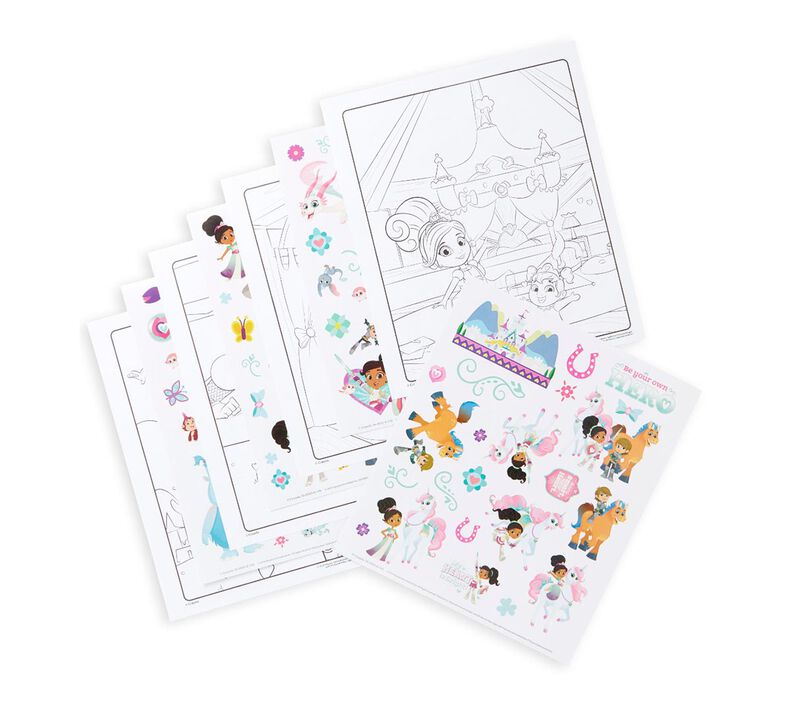 Color & Sticker Book, Nella the Knight