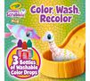 Scribble Scrubbies Dinosaur Waterfall Play Set.  Color, Wash, Recolor. 3 bottles of washable color drops
