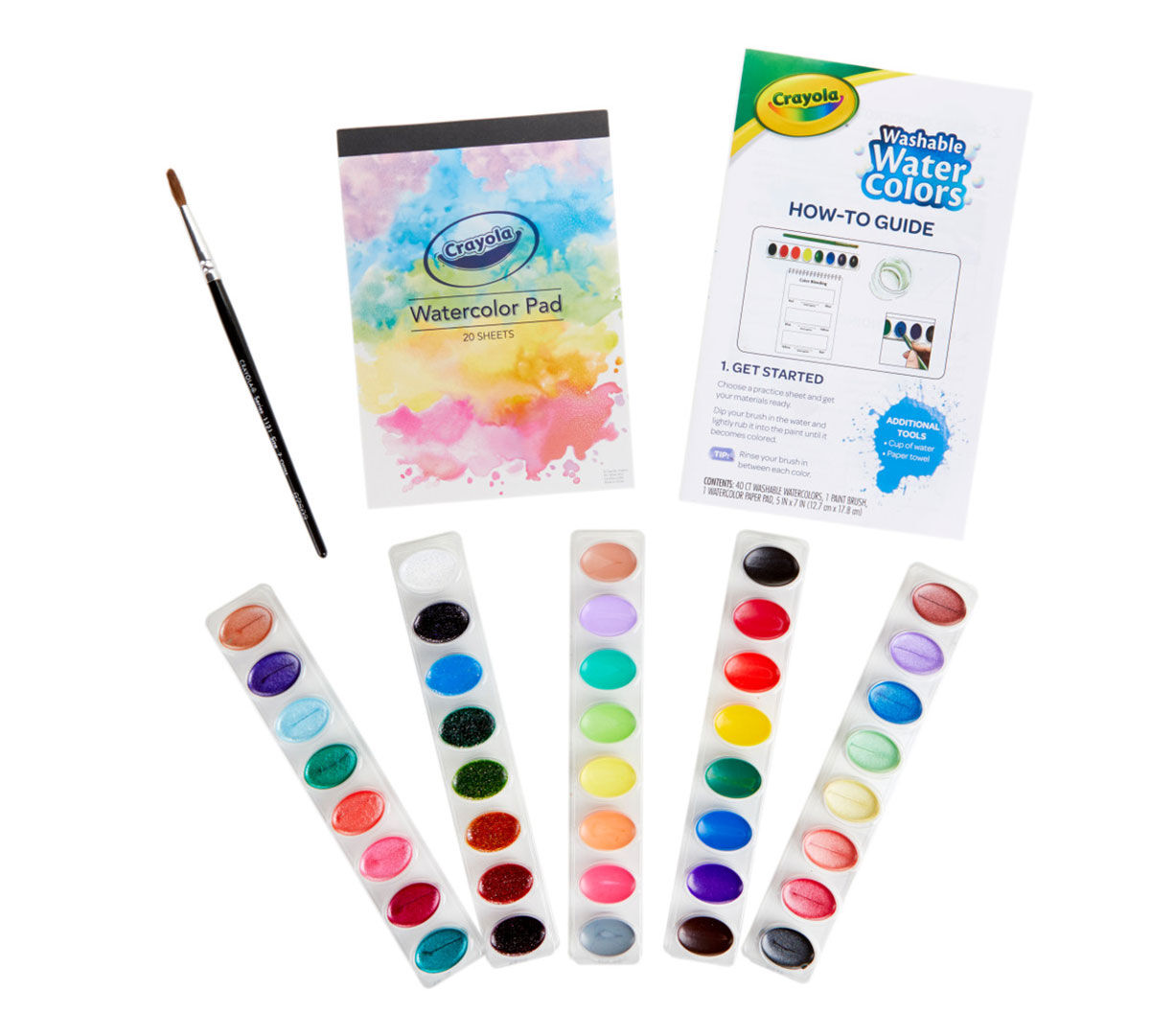 How To Watercolor Tutorial Kit Paint Supplies Crayola Com Crayola
