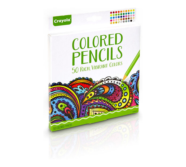 Colored Pencils with Adult Coloring book- Colored Pencils for Adult  Coloring 50 Count | Coloring Books with Coloring Pencils. Premium Artist  Coloring