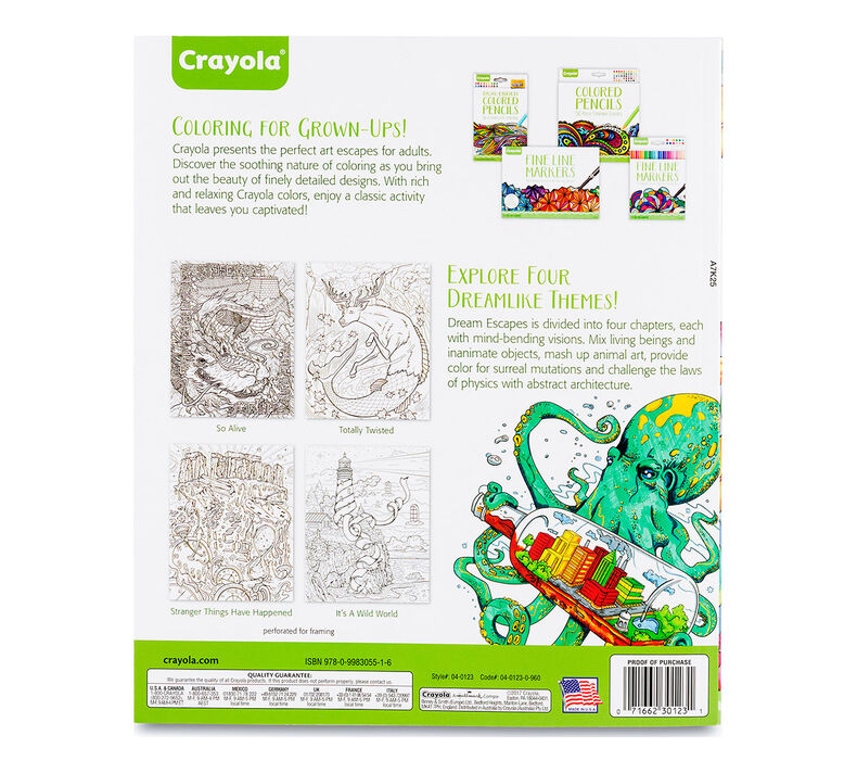 Dream Escapes Coloring Books