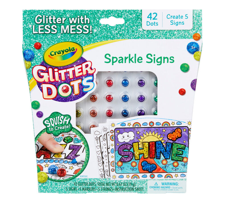 Glitter Dots Sparkle Signs