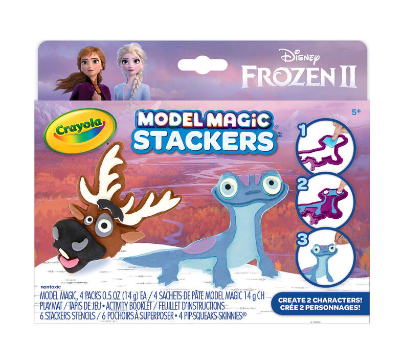 Model Magic Frozen 2 Stackers Craft Kit, Sven & Fire Salamander