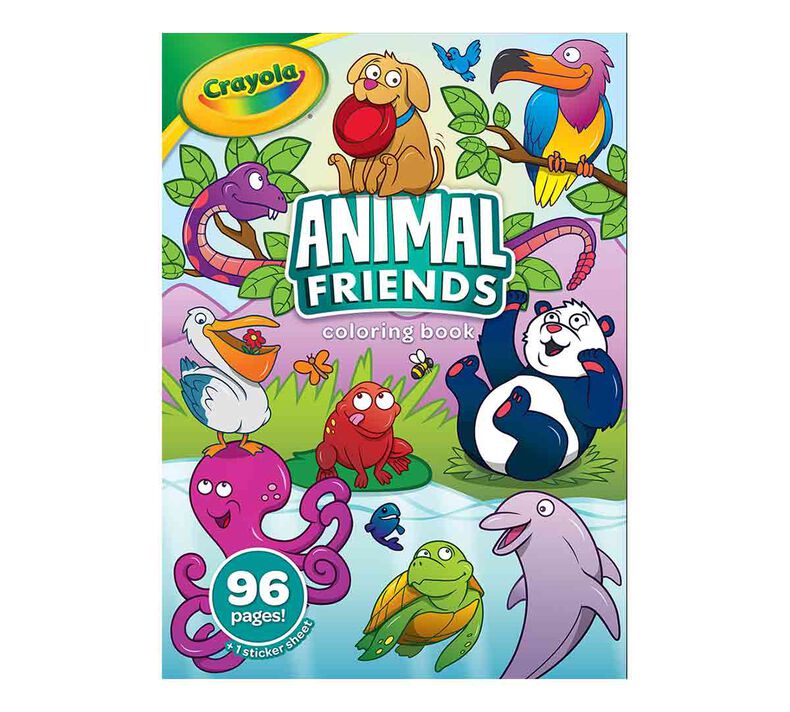 Download Animal Friends Coloring Book 96 Pages Crayola Com Crayola