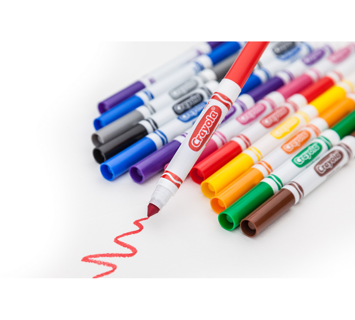 Broad Line Markers Classic Colors 10 Count Crayola com Crayola