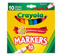 Broad Line Markers, Classic Colors, 10 Count Front View