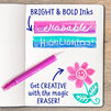 Take Note Erasable Highlighters - get creative with the eraser