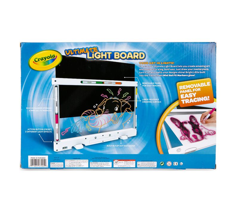 Crayola Light Up Tracing Pad - Teal, Kids Light Board For Tracing &  Sketching, Kids Toys, Gifts for Girls & Boys, 6+ [ Exclusive]