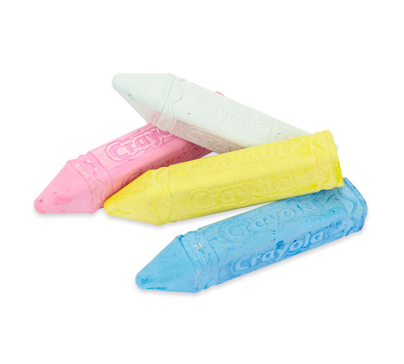 Washable Sidewalk Chalk, 4 Count