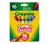 Crayola Jumbo Crayons 16 count front view 