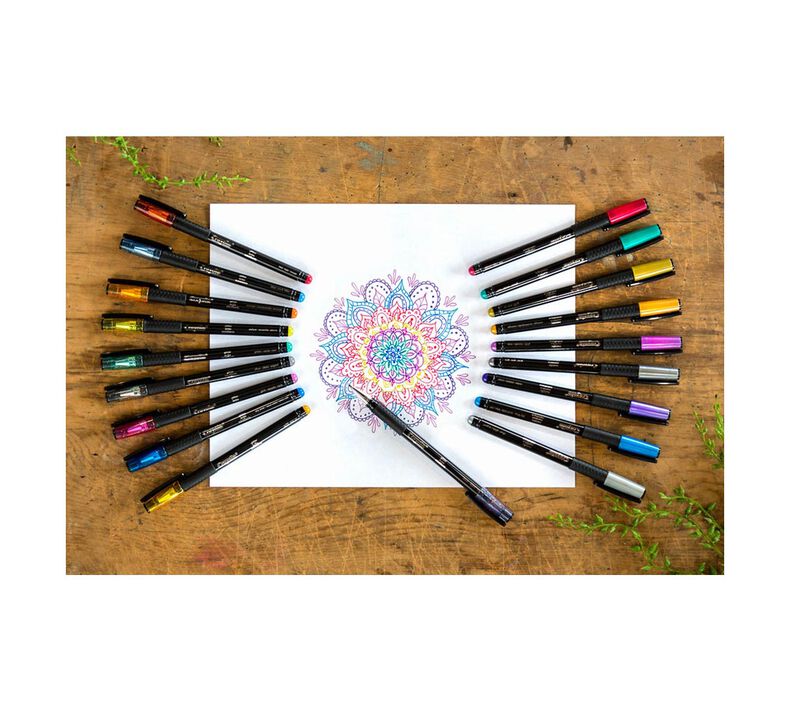 Signature Gel Pens & Colored Pencils Set 