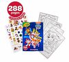 Paw Patrol Coloring Book, 288 pages + 2 sticker sheets. Book and contents