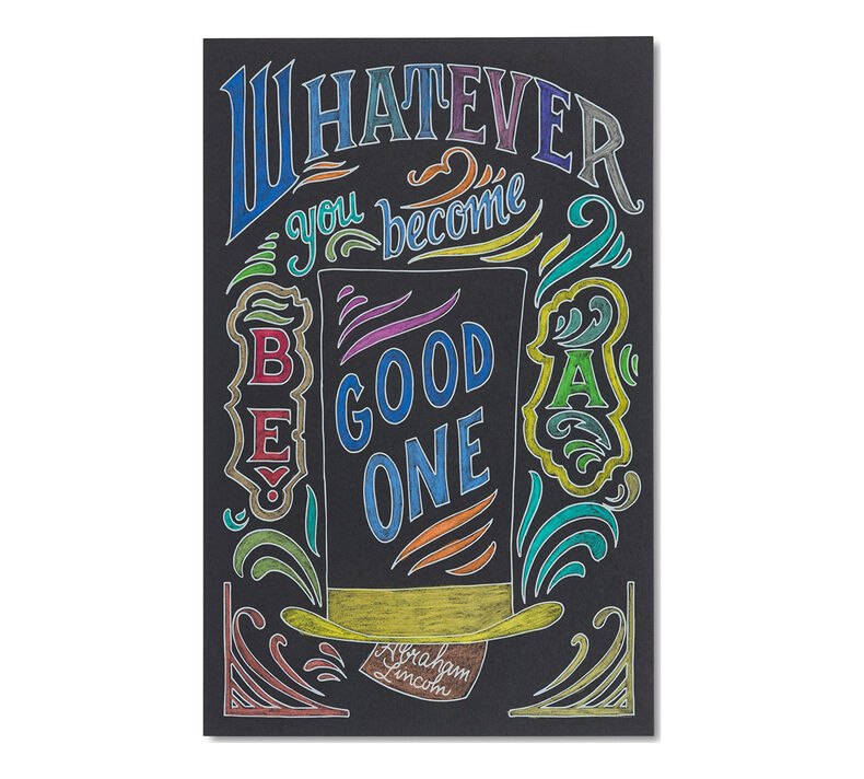 Download The Color Escapes Adult Coloring Kit Chalkboard Effects Includes Twelve Oversized 11 X 17 Coloring Pages In Black With Inspirational Sayings Crayola