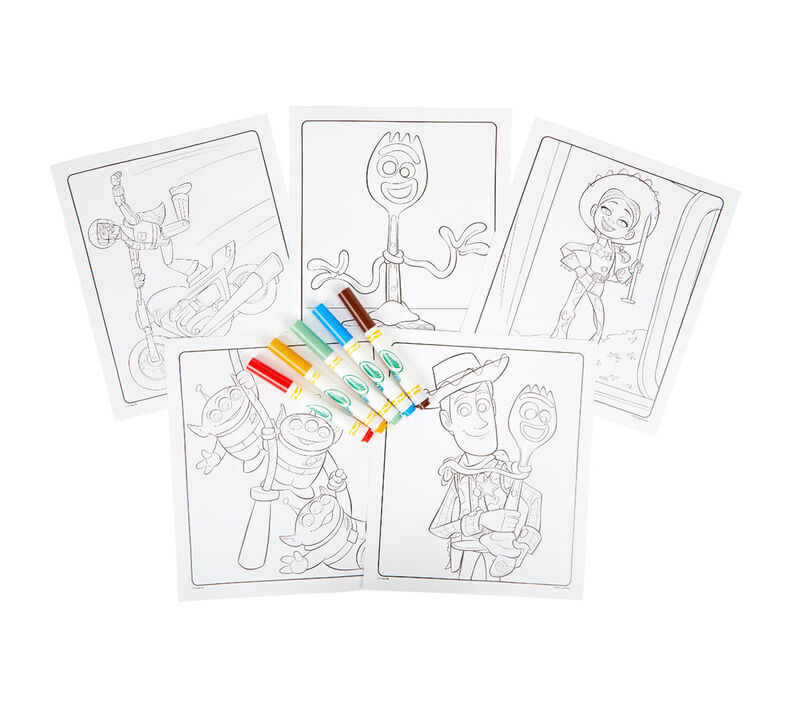 Toy Story 4 Color Wonder Coloring Book & Markers | Crayola.com | Crayola