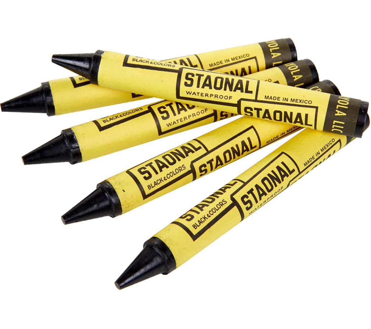 Amazon.com : Crayola Staonal Marking Crayons, Black, 8/Box