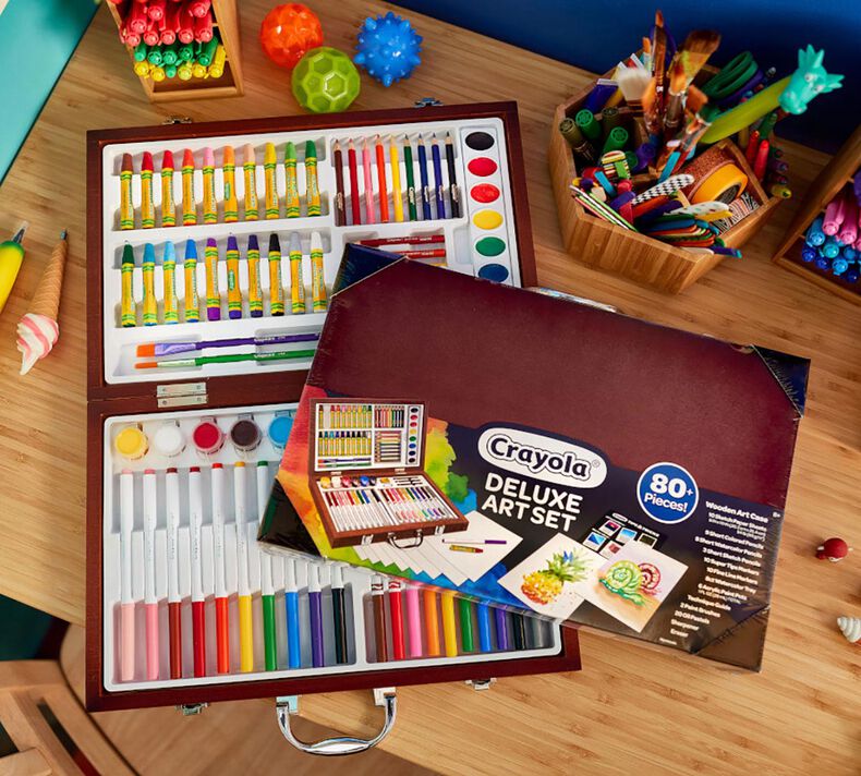 150-Piece Art Set, Art Set for Kids,Deluxe Professional Color Set, Gifts  Art Set Case,Art Kits for Kids and Adult,Includes Oil Pastels, Crayons