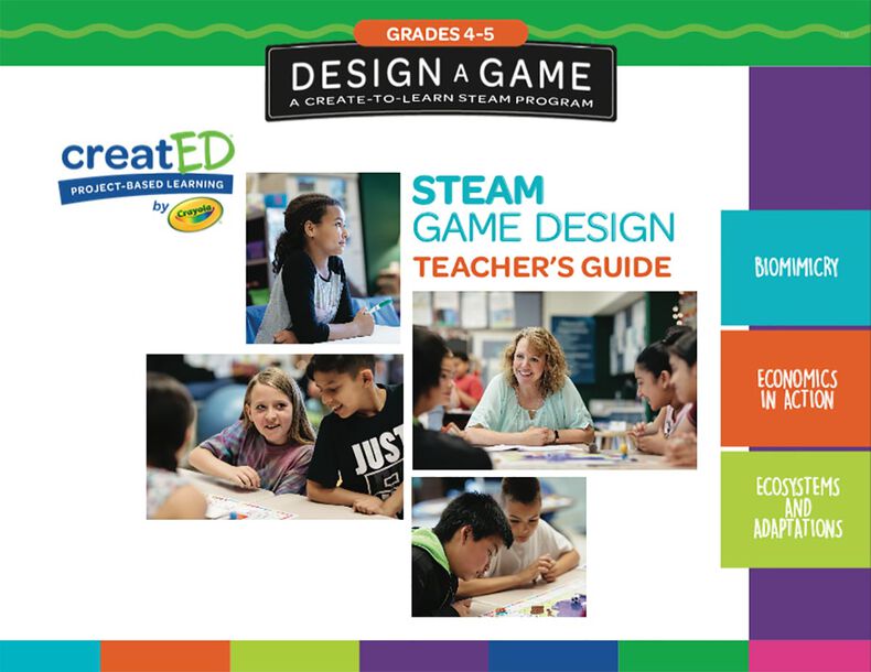 creatED® STEAM Design-a-Game for Classrooms for Grades 4-5