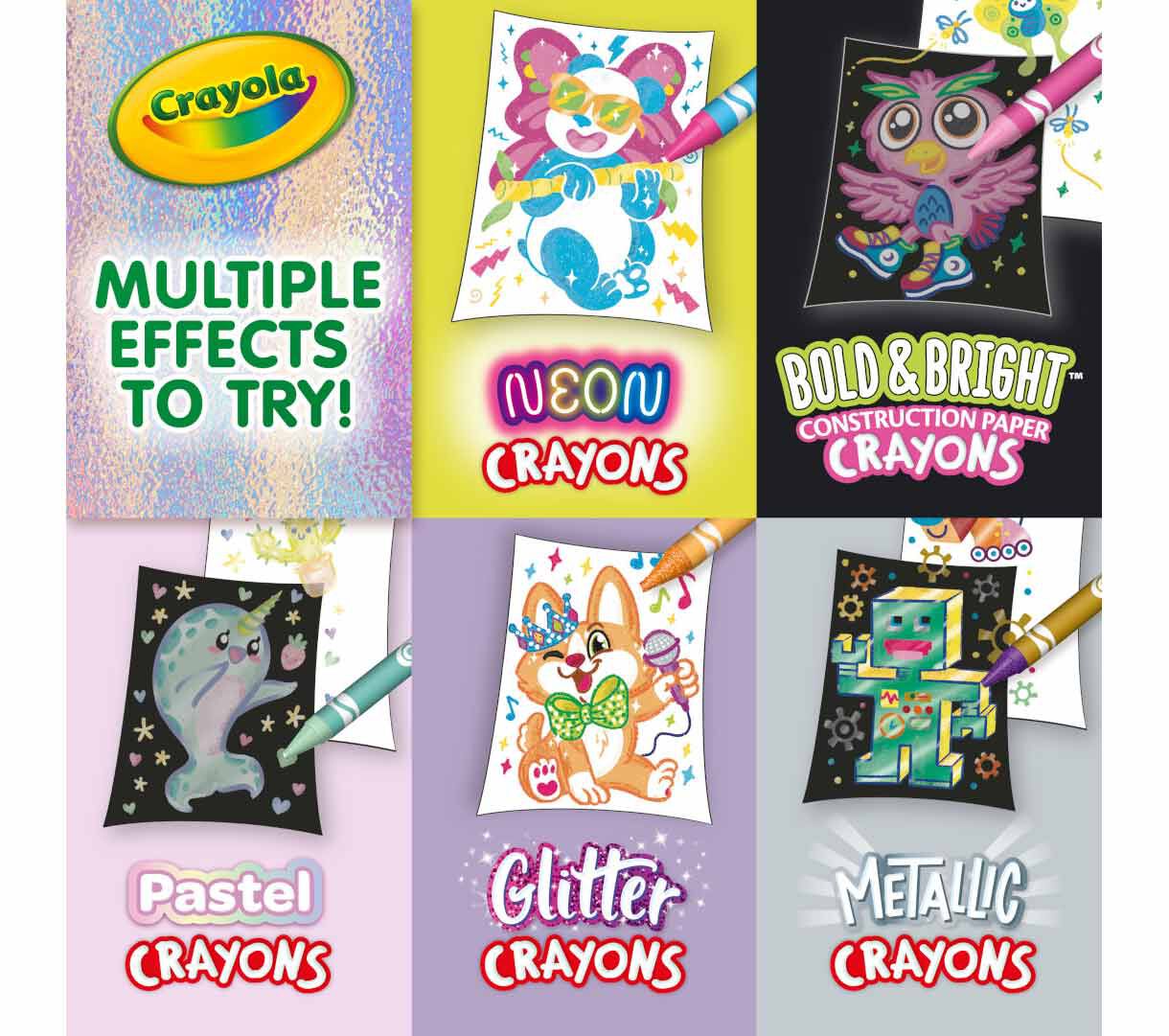 120 Special Effects Crayons Set Crayola