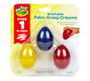 My First Washable Palm Grasp Crayons 3 count Front