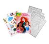 Disney Princess Coloring Book with Stickers, 288 pages book and contents.