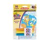 Bluey Color & erase Reusable activity pad with markers, front view.