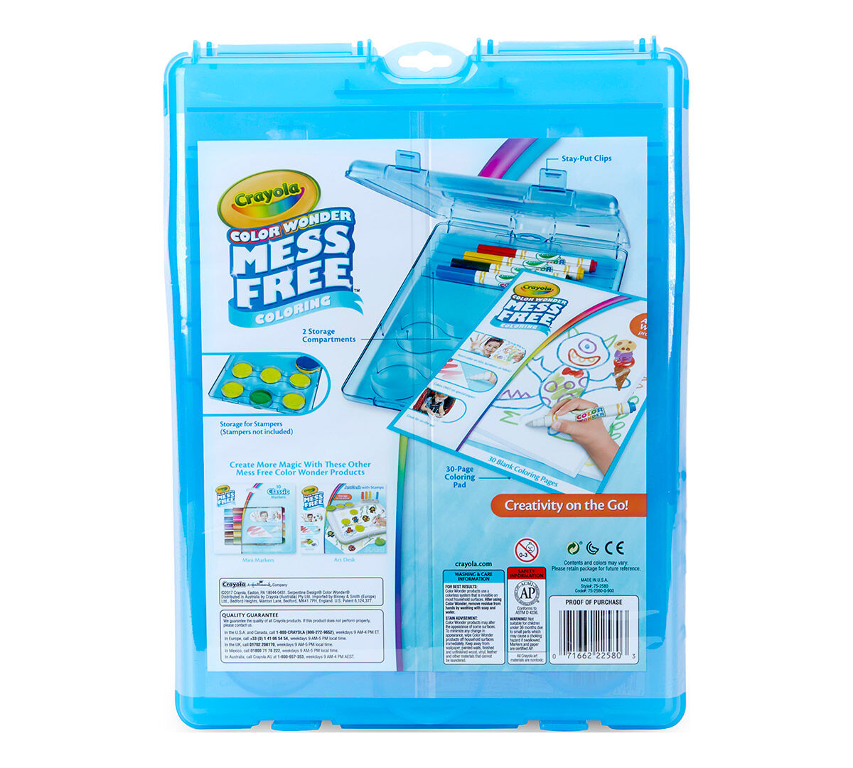 Crayola color wonder art desk with stamper store