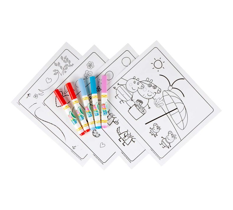 Color Wonder Mess Free Peppa Pig Coloring Set | Crayola.com | Crayola