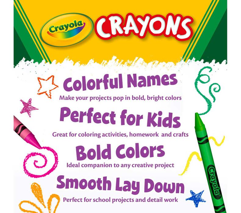 Bulk Jumbo Crayon Set, 6 Boxes of 16 Count Jumbo Crayons