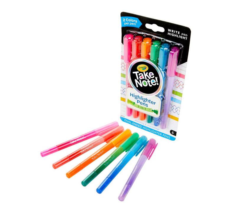 12 PACK LOT 2 IN 1 DOUBLE SIDED MARKERS WASHABLE 12 COLORS BROAD LINE
