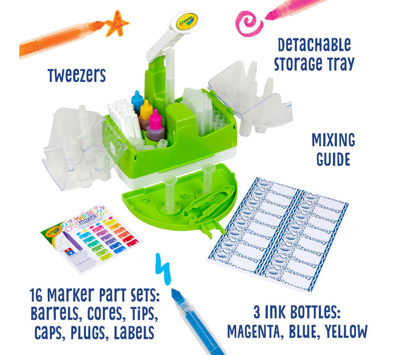 fax plakband Maak een bed Marker Maker, DIY Craft Kit for Kids | Crayola.com | Crayola