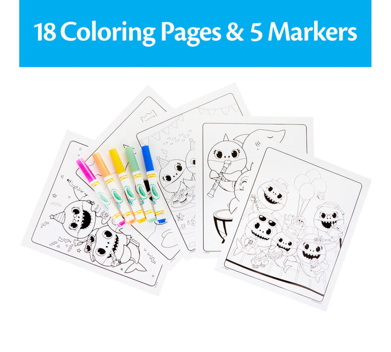Color Wonder Baby Shark Coloring Pages Set Crayola Com Crayola Color Wonder Baby Shark Coloring Pages Set Crayola Com Crayola