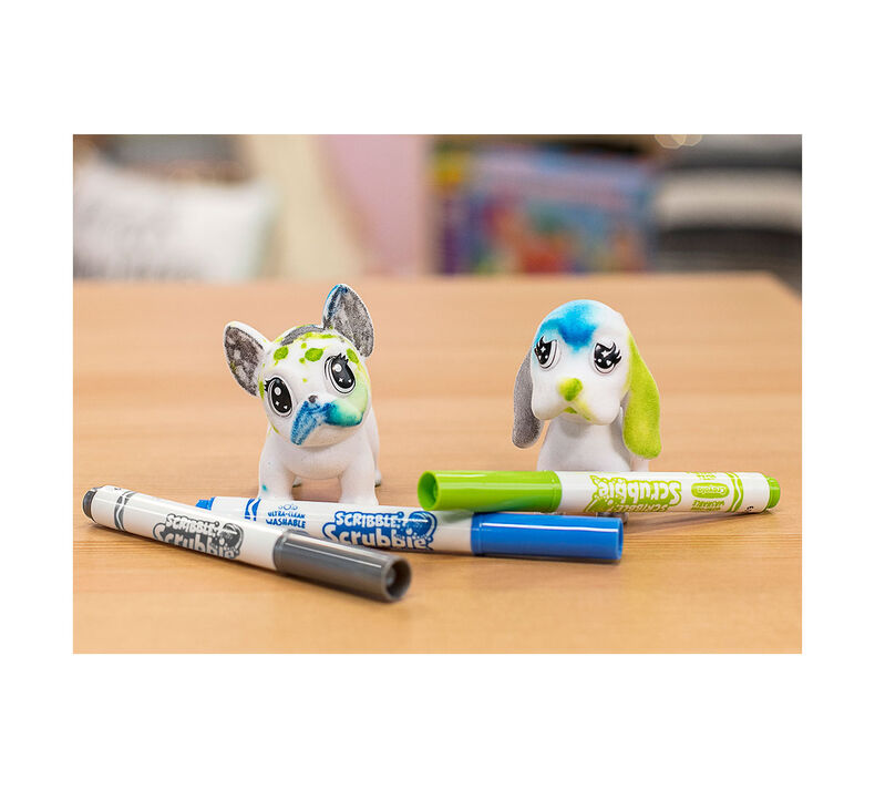 Scribble Scrubbie Pets, Dogs, 2 Count