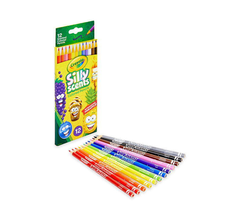 Silly Scents Colored Pencils, Sweet Scents, 12 Count