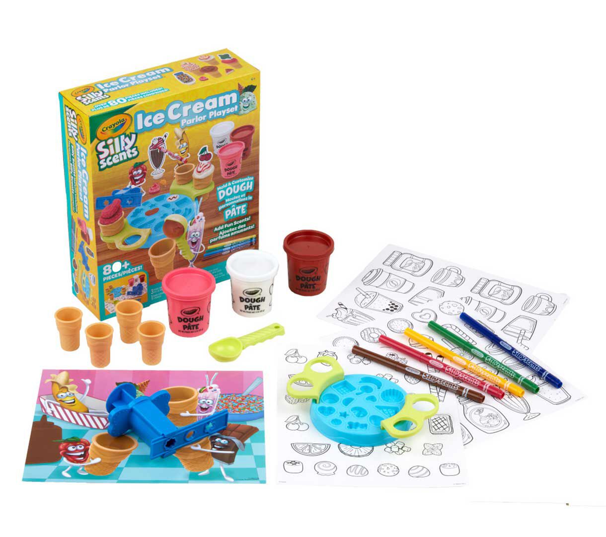 Crayola Silly Scents Ice Cream Toy Playset for Kids Crayola