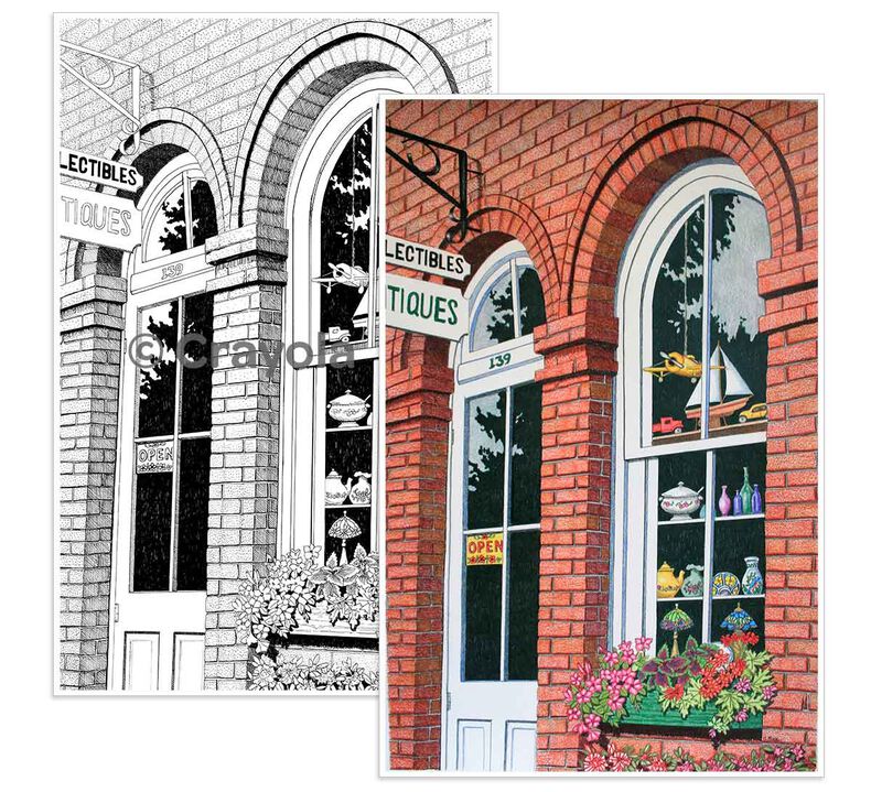 Color Escapes Adult Coloring Kit, Americana