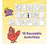On the Farm Color and Erase Reusable Activity Pad with Markers 16 reusable activities.