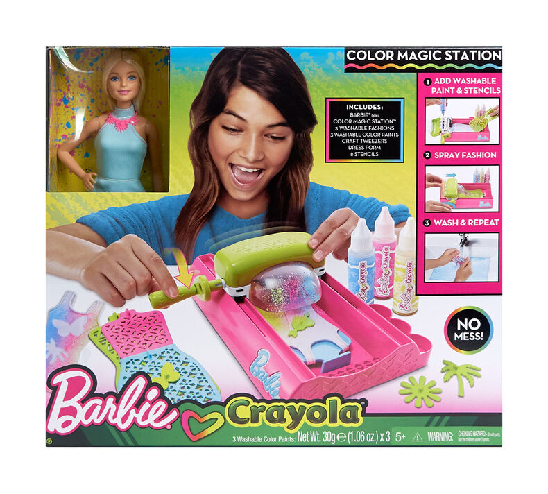 Barbie® Crayola® Color Magic Station™ Doll & Playset