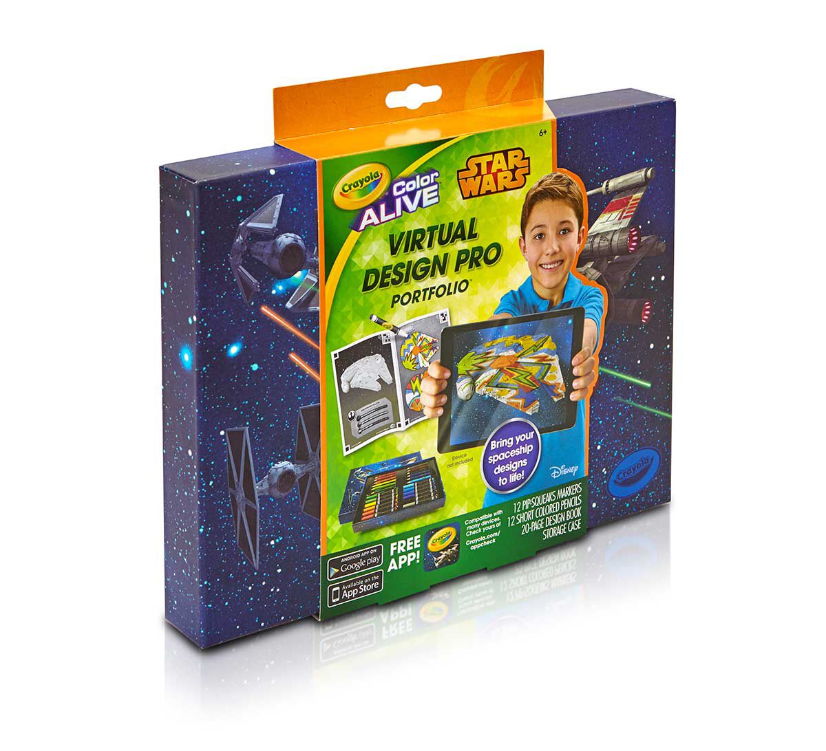 virtual design pro portfolio star wars crayola