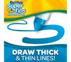 Washable Super Tips Markers, 50 Count. Draw thick and thin lines!