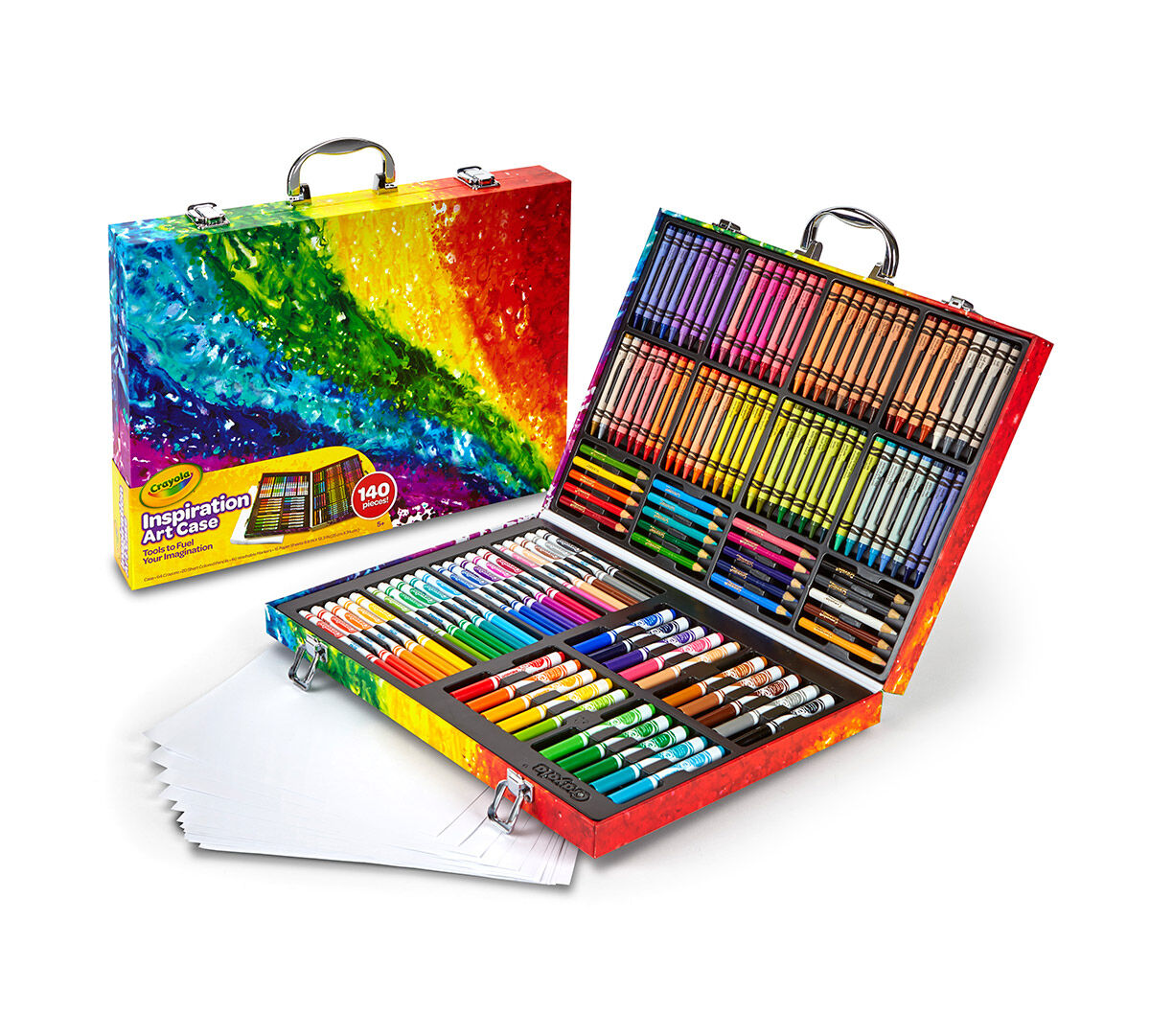 Crayola Inspiration Art Case Coloring Set 115 Pieces Art Set for Kids 