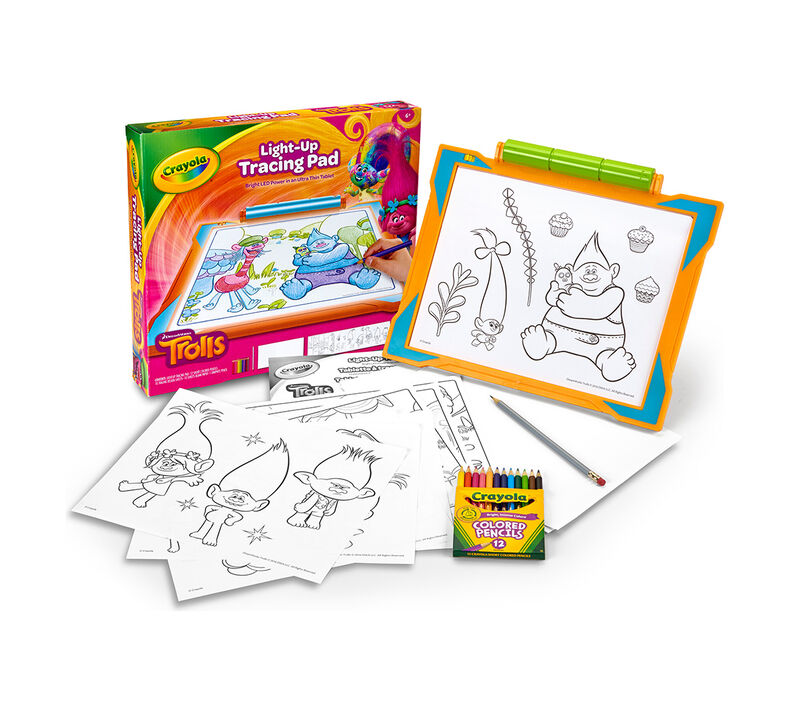  Crayola Light Up Tracing Pad - Blue, Tracing Light Box for Kids,  Drawing Pad, Holiday Toys, Gifts for Boys and Girls, Ages 6+ : Toys & Games