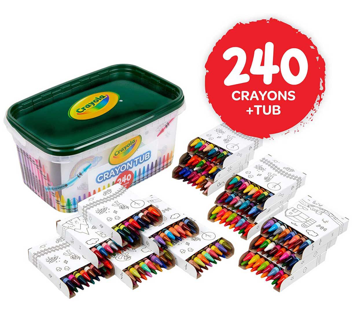 Crayola tub crayons deals